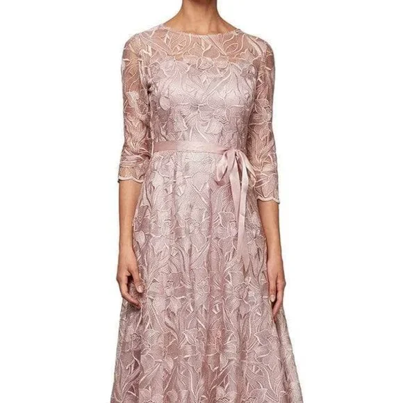 Alex Evenings | Dresses | Alex Evenings 827835 Mother Of The Bride Dress  Pink Size 6p | Poshmark